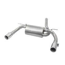 BMW 320D (F30, F31) Sedan & Touring 2011-15 Dual Exit Bakre Ljuddämpare (Passar M-Sport 340i Panel) Cobra Sport